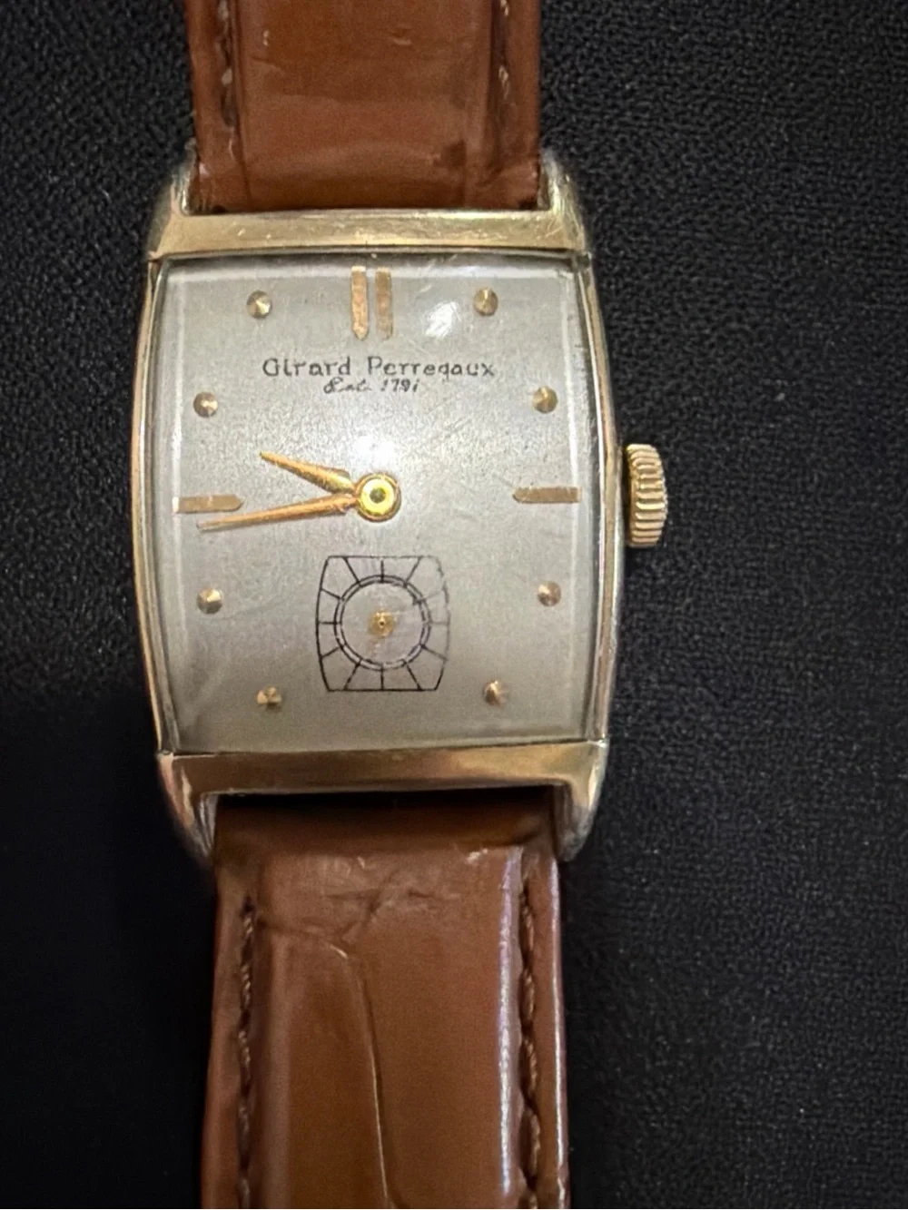 vintage girard perregaux mens watch